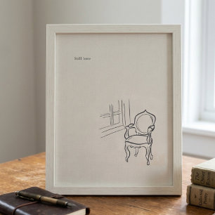Introvertierte Einsamkeit Home Office Wandkunst Po Poster