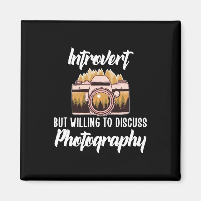 Introvertierte Fotografie Magnet (Vorne)
