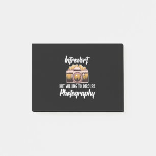 Introvertierte Fotografie Post-it Klebezettel