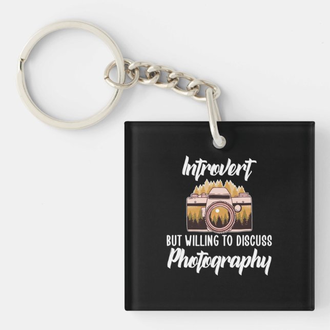 Introvertierte Fotografie Schlüsselanhänger (Vorderseite)