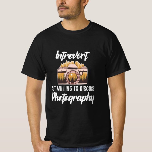 Introvertierte Fotografie T-Shirt (Vorderseite)