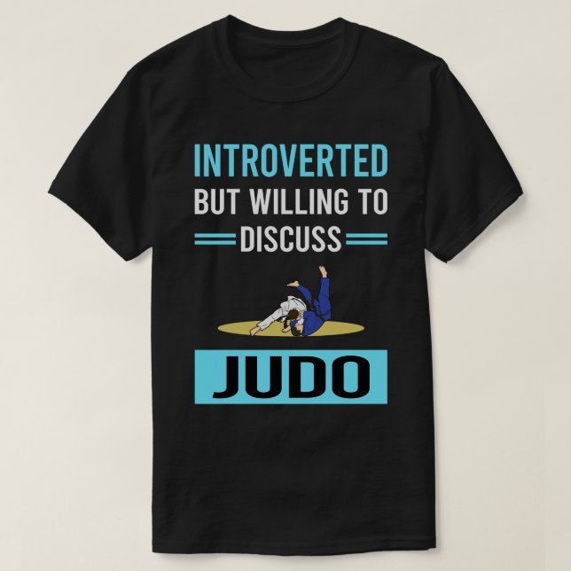 Introvertierte Judo T-Shirt (Design vorne)