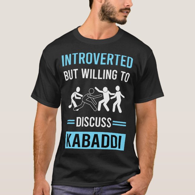 Introvertierte Kabaddi Kabadi T-Shirt (Vorderseite)