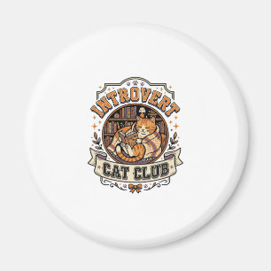 Introvertierte Katzenclub Katze Introvertiert Anti Magnet