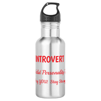 Introvertierte Liebe Edelstahlflasche