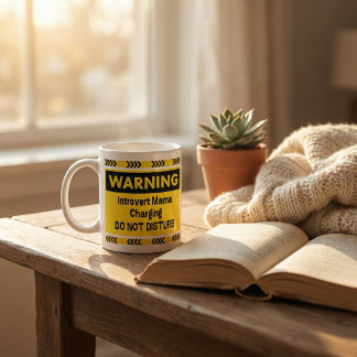 Introvertierte Mama Aufladung Lustiger Kaffeebeche Kaffeetasse
