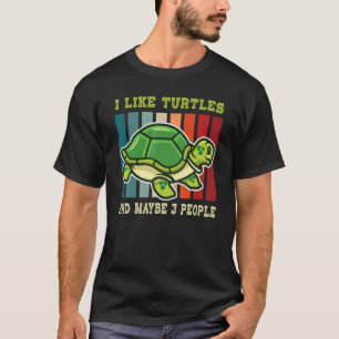 Introvertierte Meeresschildkröten Tierisches Spric T-Shirt