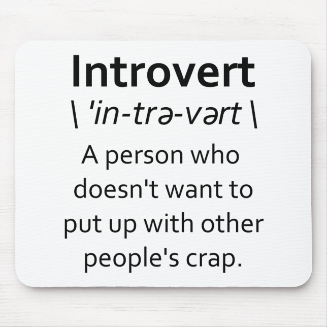 Introvertierte Mousepad (Vorne)