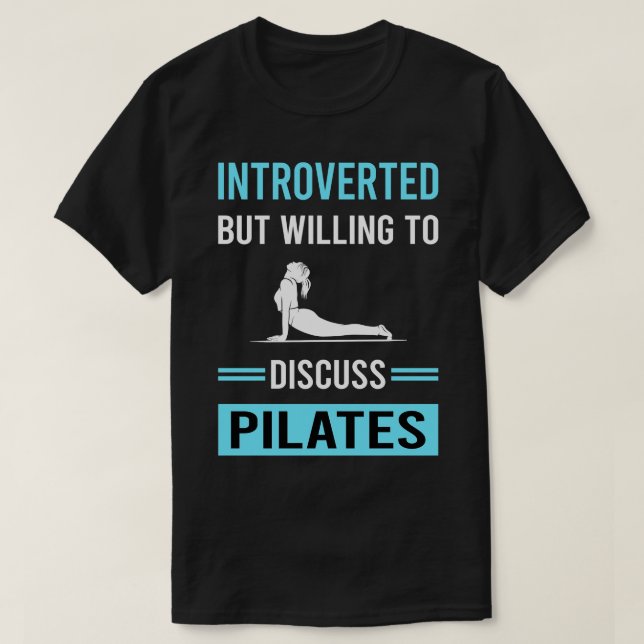 Introvertierte Pilates T-Shirt (Design vorne)