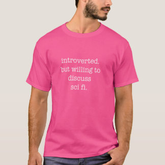 Introvertierte Sci Fi Lover - Funny Sarcastic Iron T-Shirt
