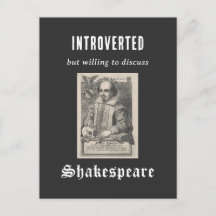 Introvertierte Shakespeare Literaturdrama Funny