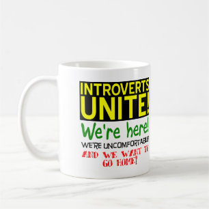 Introvertierte: Verbundene lustige Mug oder Reisem Kaffeetasse