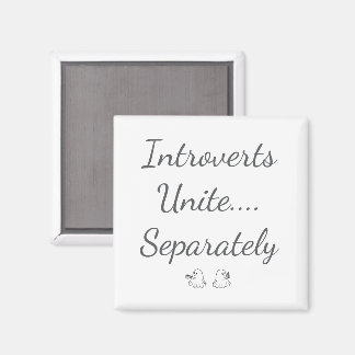 Introvertierte vereinen sich getrennt Geister Magnet