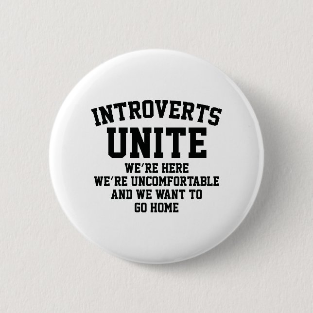 Introvertierte Vereinigung Button (Vorderseite)