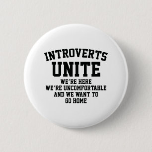Introvertierte Vereinigung Button