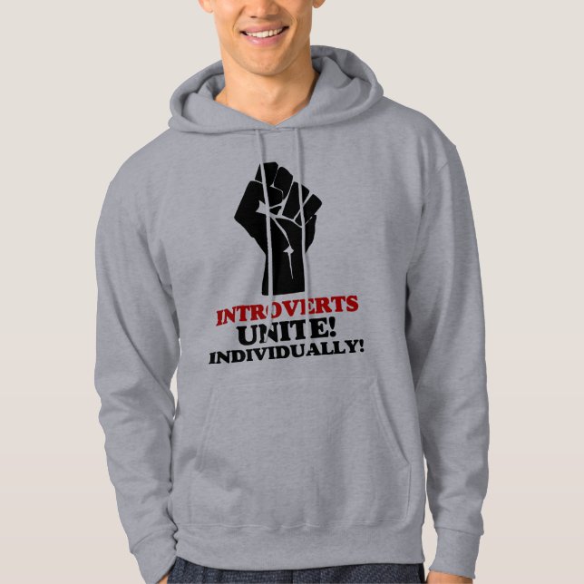 Introvertierte Vereinigung Hoodie (Vorderseite)