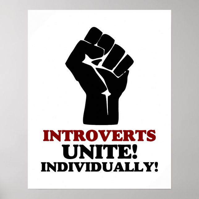 Introvertierte Vereinigung Poster (Vorne)