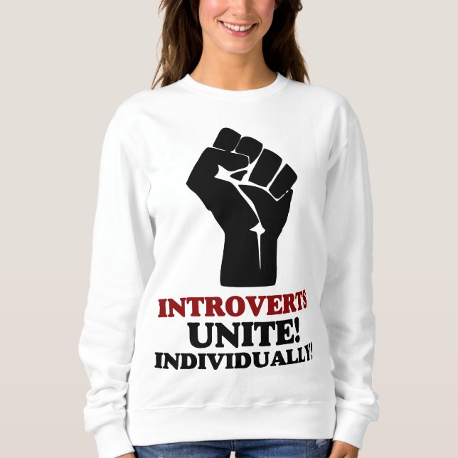 Introvertierte Vereinigung Sweatshirt (Vorderseite)