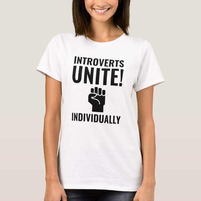 Introvertierte Vereinigung T-Shirt (Vorderseite)
