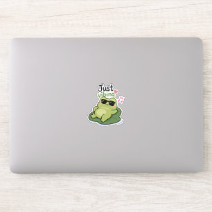 Introvertierter Frosch-Meme-Aufkleber – Einfach nu Aufkleber