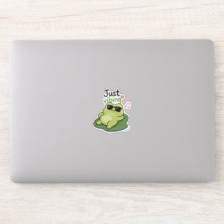 Introvertierter Frosch-Meme-Aufkleber – Einfach nu Aufkleber