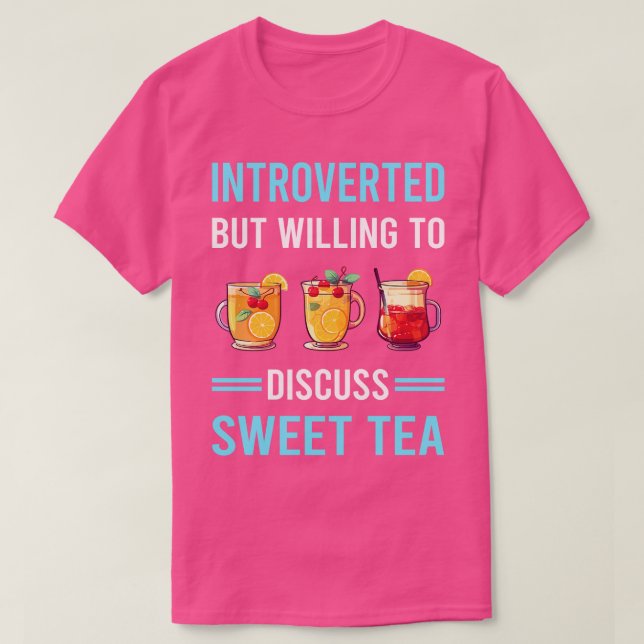Introvertierter Süßer Tee (Design vorne)