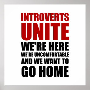 Introverts vereinigen poster