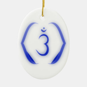 Intuition Chakra Verzierung Keramik Ornament