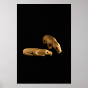 Inuit-Eisbären, 14. - 15. Jahrhundert Poster