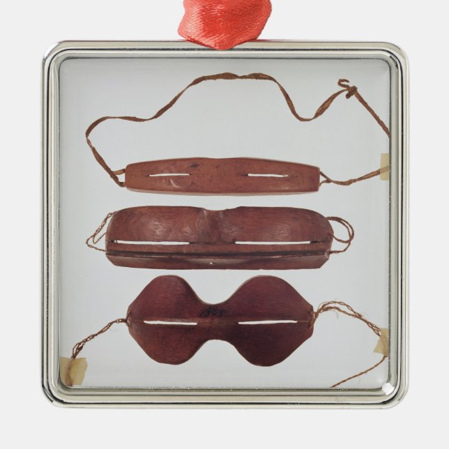 Inuitsonne-/-schnee'Gläser Ornament Aus Metall (Vorne)