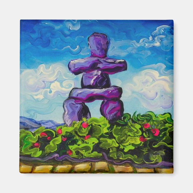 Inukshuk Magnet (Vorne)