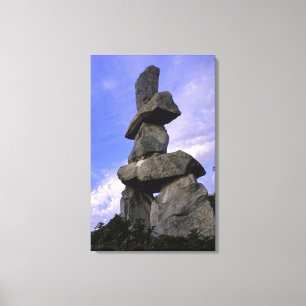 Inukshuk, Nordwest-Territorien, Kanada Leinwanddruck