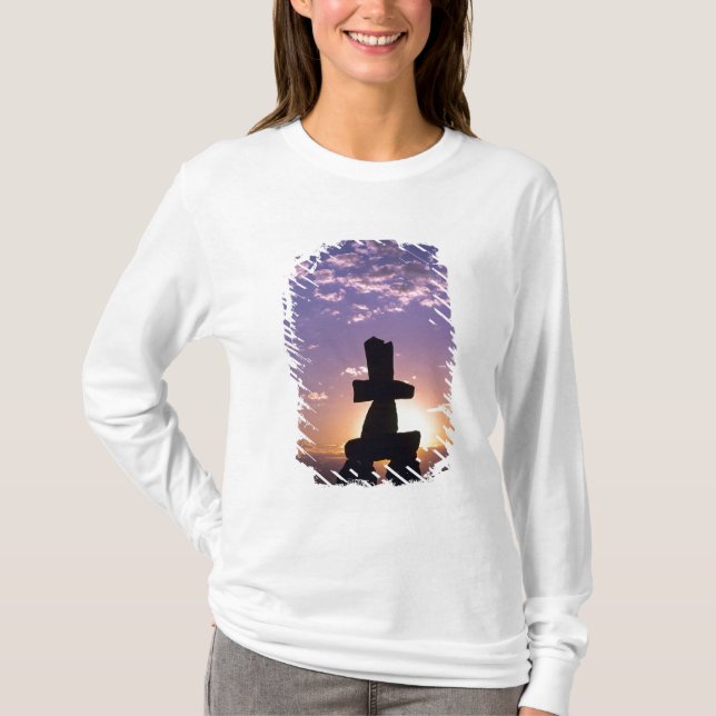 Inukshuk Northwest Territories, Kanada T-Shirt (Vorderseite)