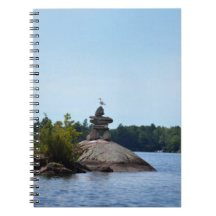 Inukshuk, Seemöwe, Hüttenlandnotizbuch Notizblock