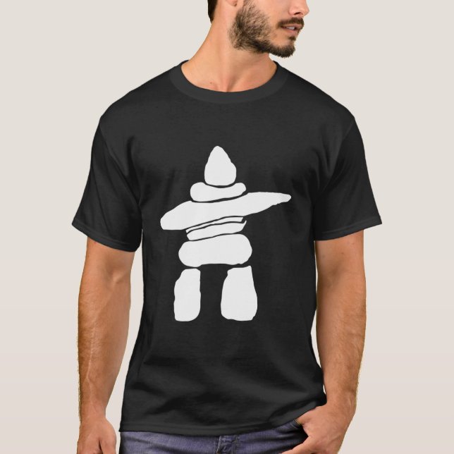 Inuksuk (Inukshuk) T-Shirt (Vorderseite)