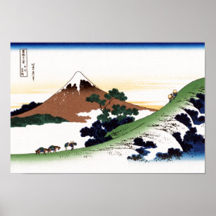 Inume Pass Koshu Hokusai Japanisch Fine Art Art Poster