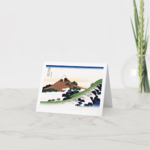Inume-Pass Koshu Hokusai Japanische Kunst Karte