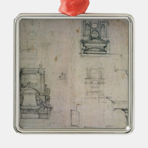 Inv. 1859 6-25-545. R. Entwirft für Gräber Ornament Aus Metall