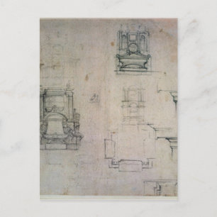 Inv. 1859 6-25-545 R. Muster für Gräber Postkarte