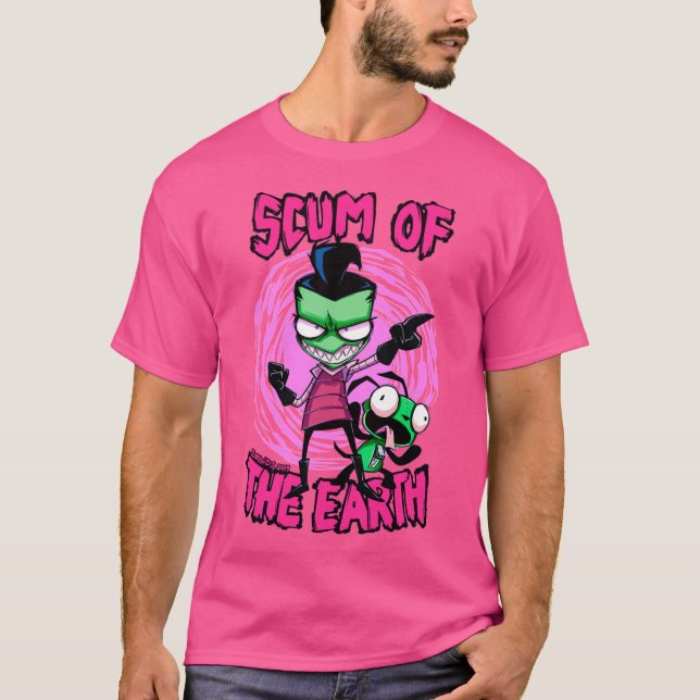 INVADER ZIM Freund Geschenk T-Shirt (Vorderseite)