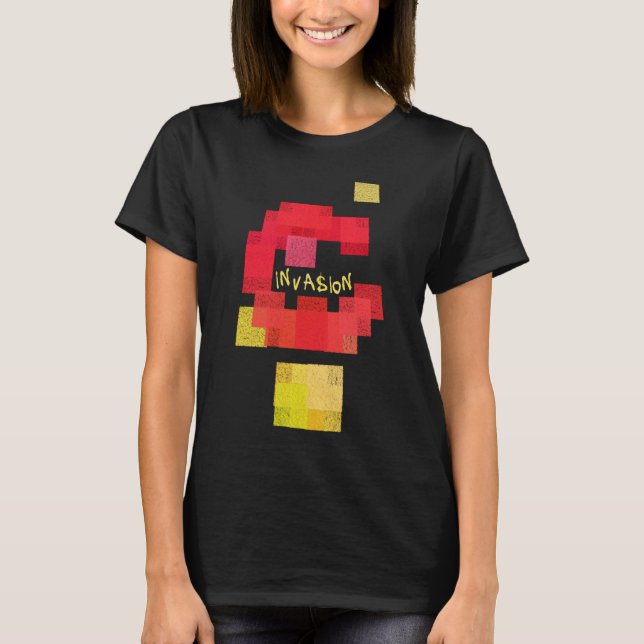 Invaders vs Tetris T-Shirt (Vorderseite)