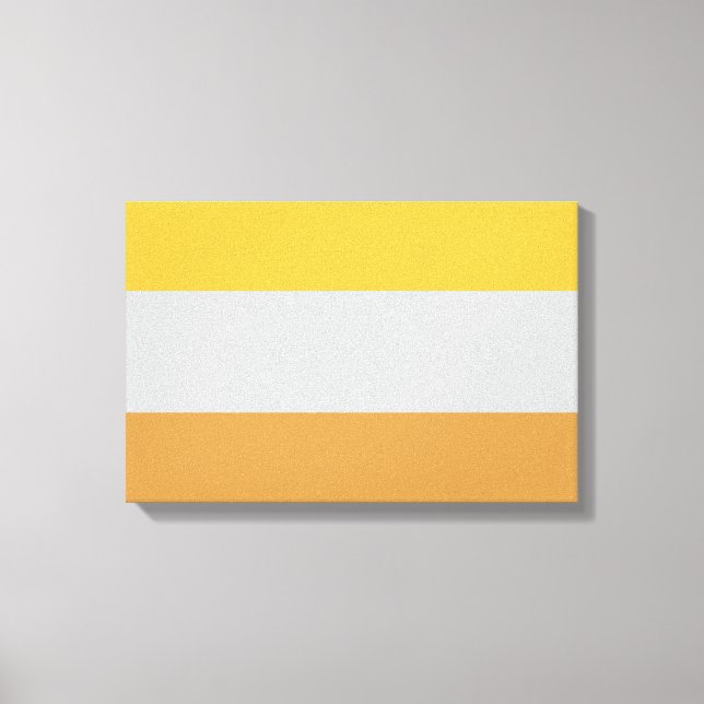 Invaliditätsflagge Leinwanddruck (Vorderseite)