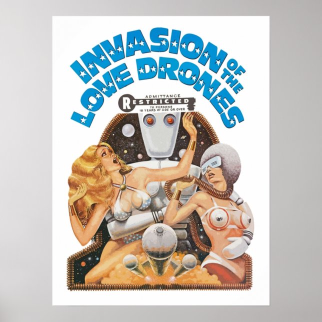 Invasion der Drohnen der Liebe Poster (Vorne)