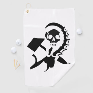 Invasion der russischen Sichel- und Hammerbäume Golfhandtuch