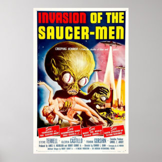 Invasion der Saucer-Men Poster