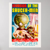 Invasion des Science-Fiction-Horror-Films Saucer-M