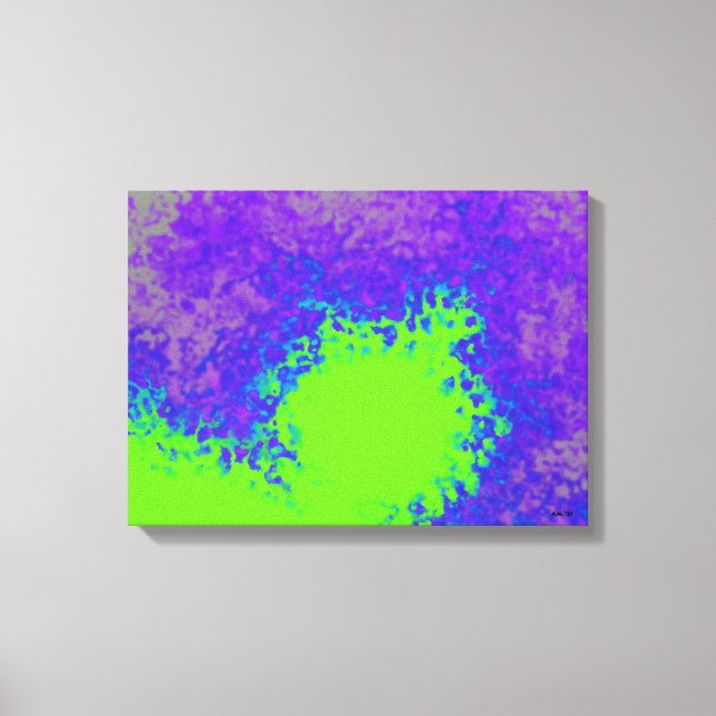 Invasion Of Green Leinwanddruck (Vorderseite)