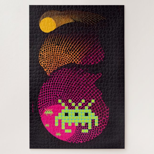 Invasoren der Weltraumkönige Puzzle (Vertikal)