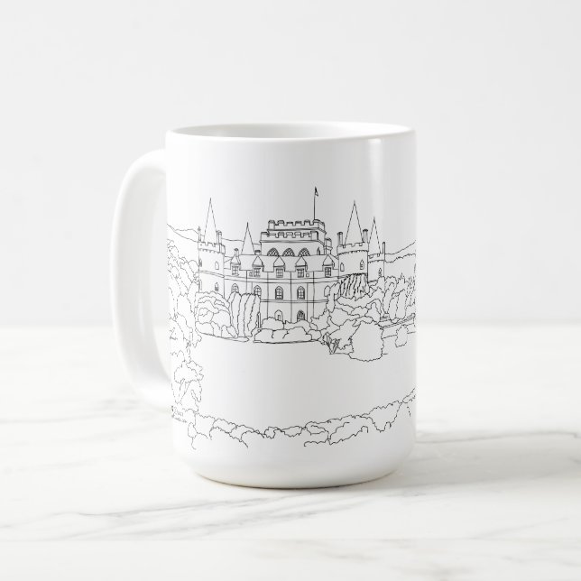 Inveraray Castle Scotland Kaffeetasse (Vorderseite Links)