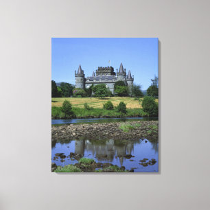 Inverary Castle, Strathclyde, Schottland Leinwanddruck